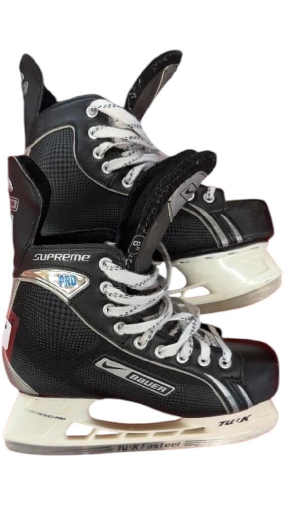 Nike Bauer Ice Hockey Skates Supreme Pro Used Size 6R - image 1