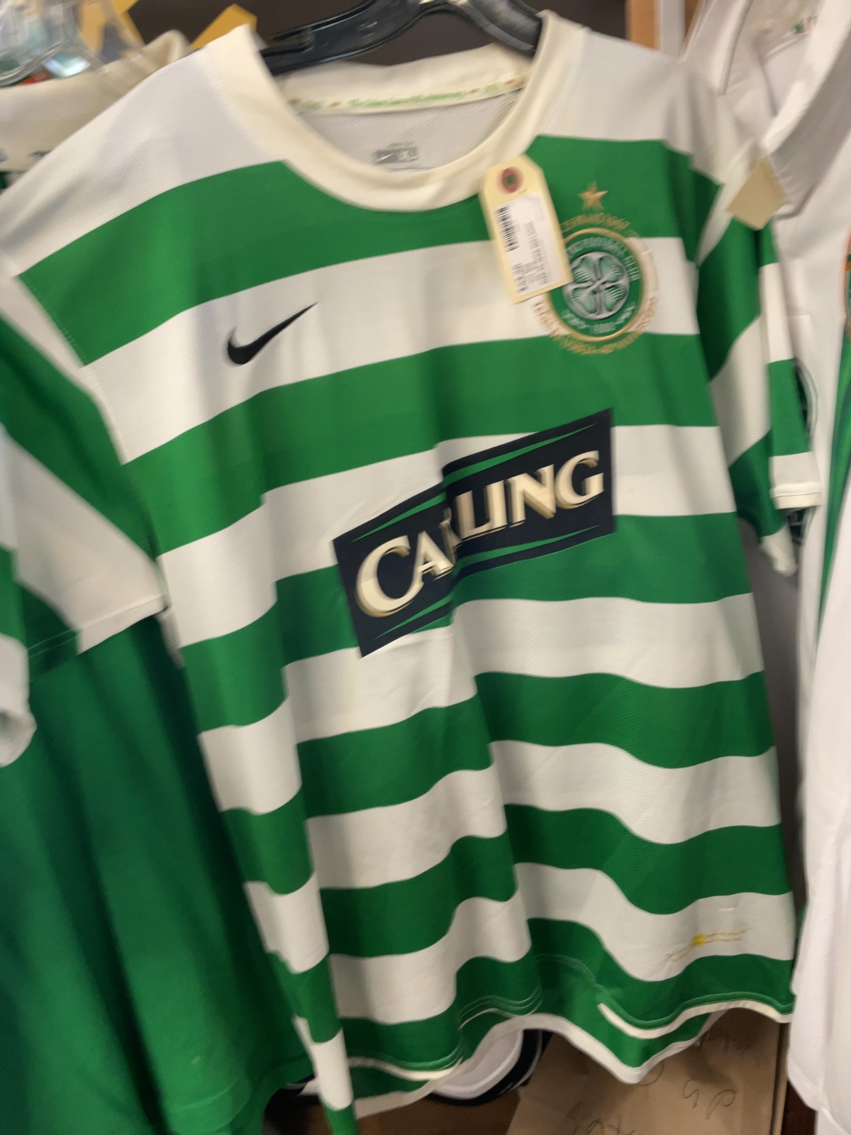 Nike Celtic FC Lisbon Lions 40th Anniversary Size XL Soccer Jersey