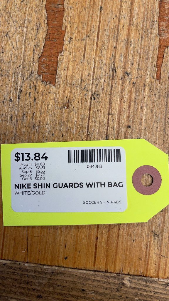 Nike Charge Shin Guards with Bag