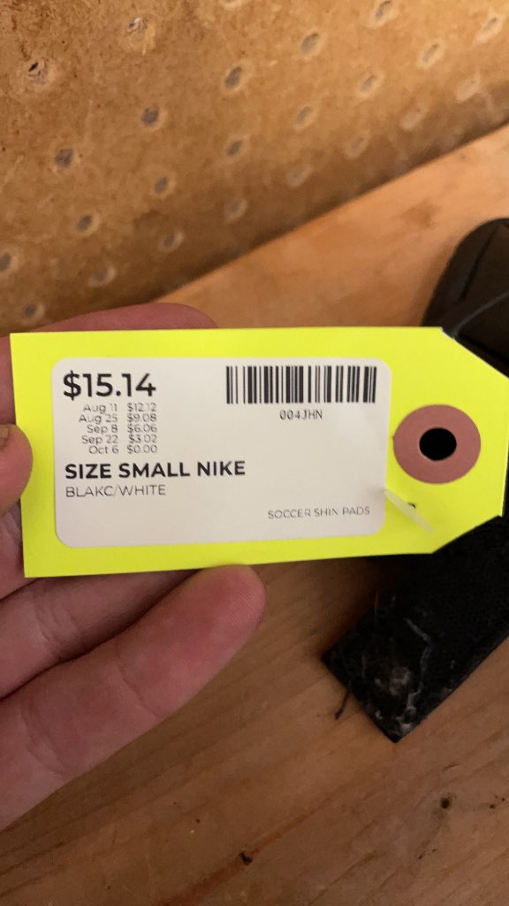 Nike Charge Soccer Shin Pads with Ankle Guards - Small