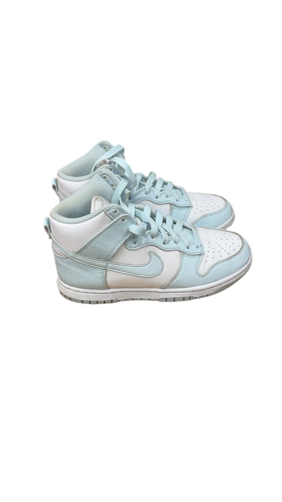 Nike Dunk High White/Blue Sneakers - Size 5.5