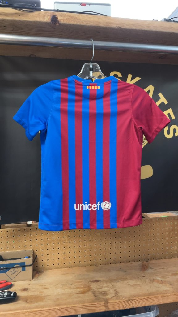 Nike FC Barcelona Soccer Jersey - Red/Blue
