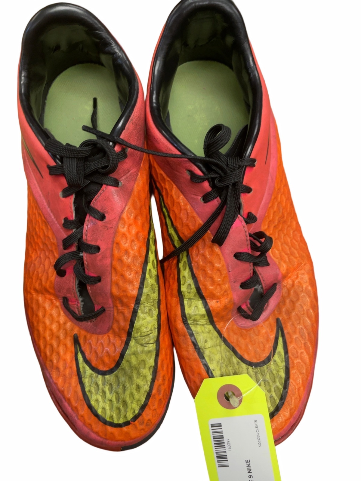 Nike Hypervenom Size 9 Turf Soccer Cleats - image 1