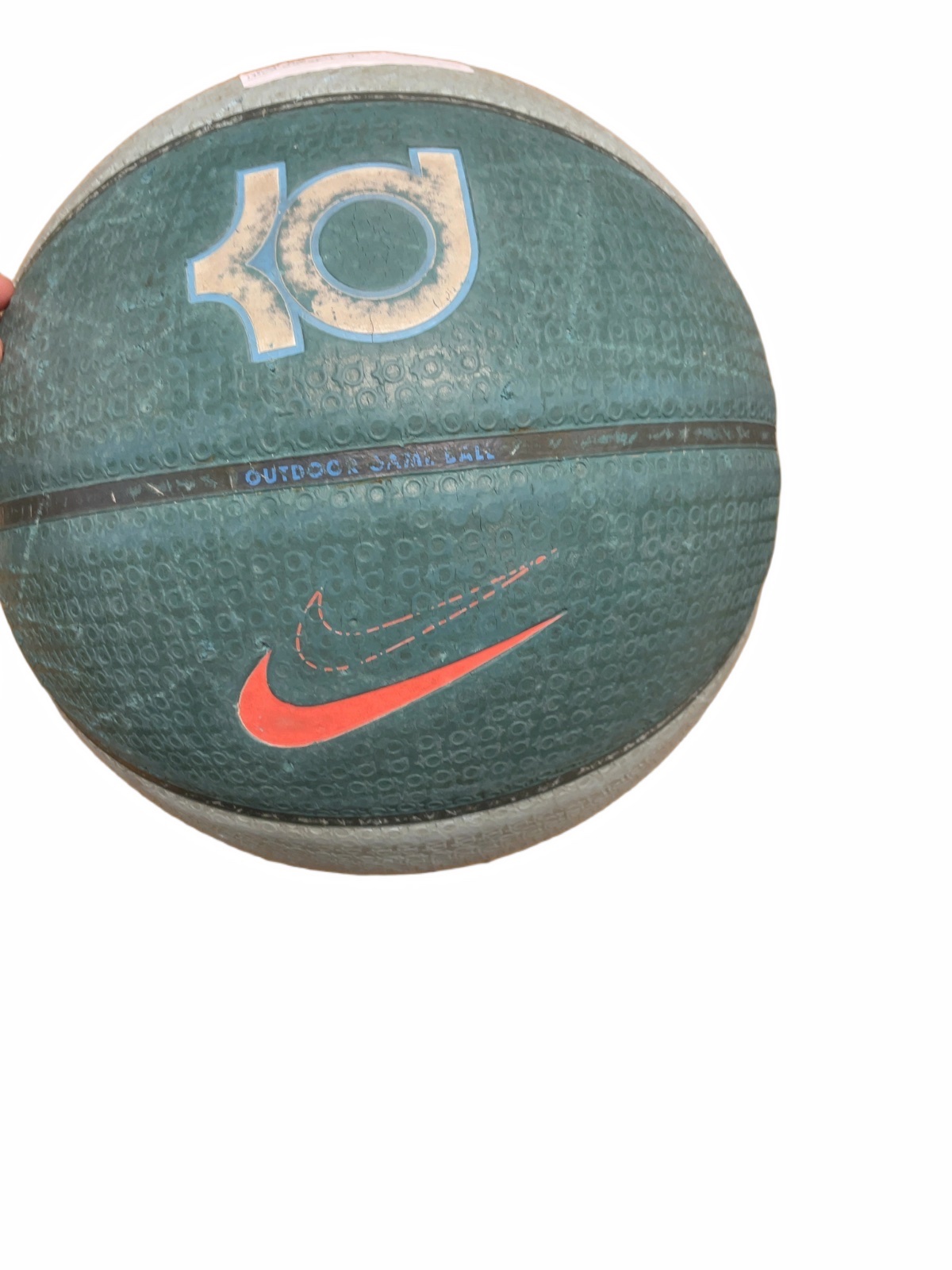 Nike KD Outdoor Game Ball Green - image 1