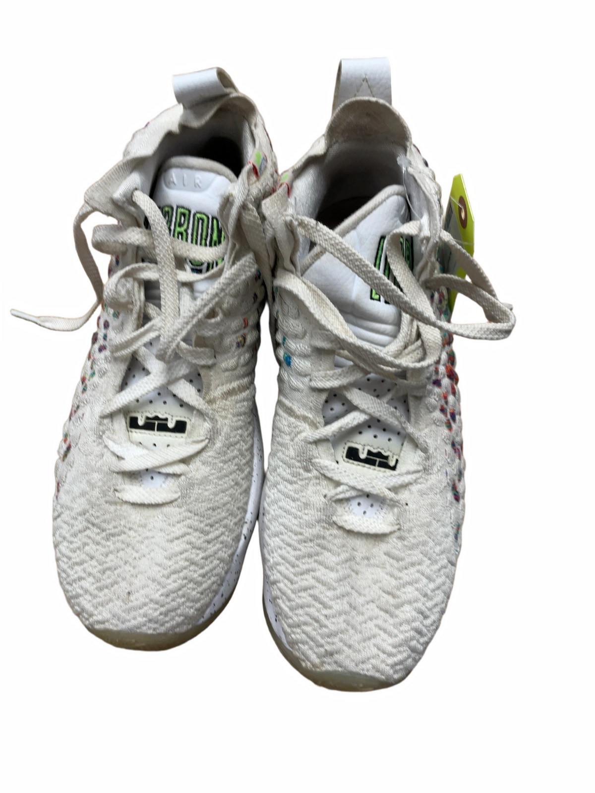 Nike LeBron 17 7Y White Basketball Shoes - image 1