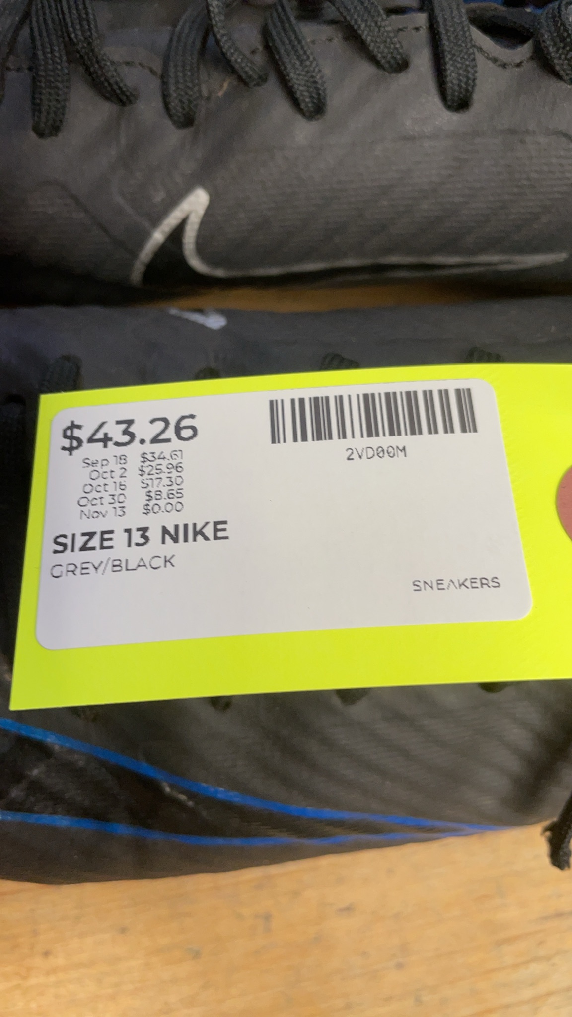 Nike Mercurial Air Zoom Size 13 Soccer Cleats
