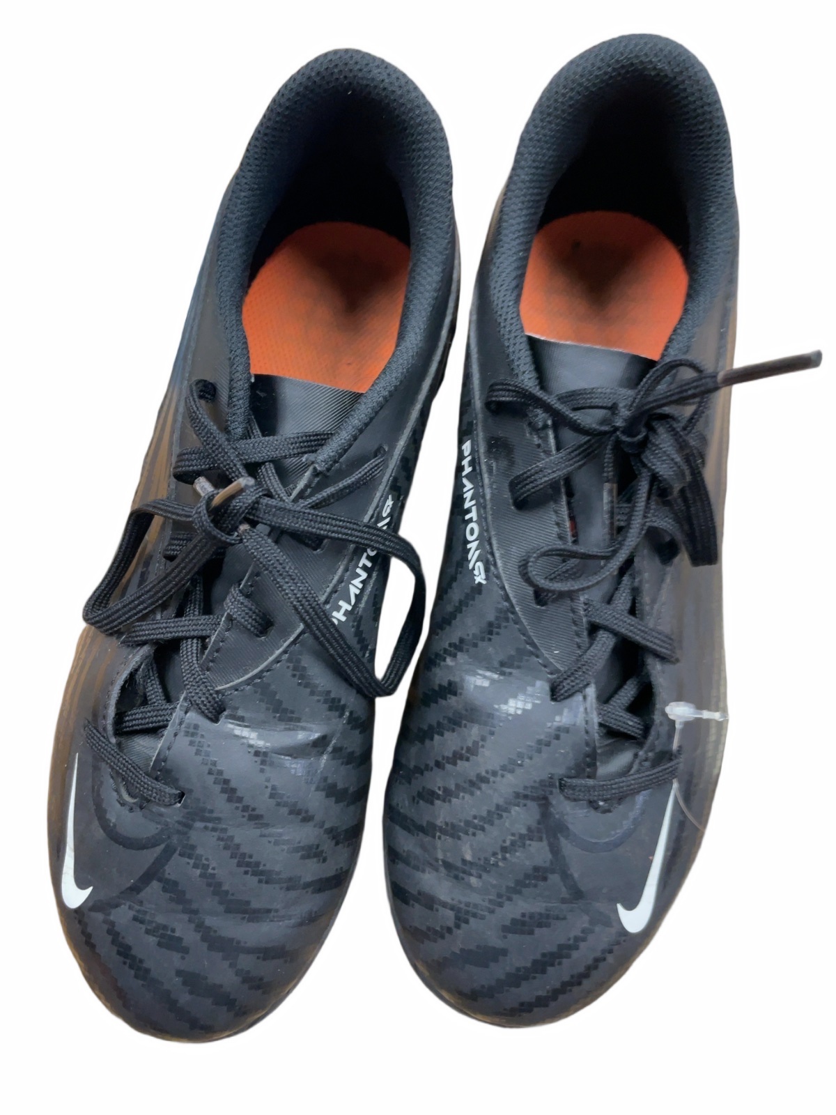 Nike Phantom GT Size 5.5 Black/Orange Soccer Cleats