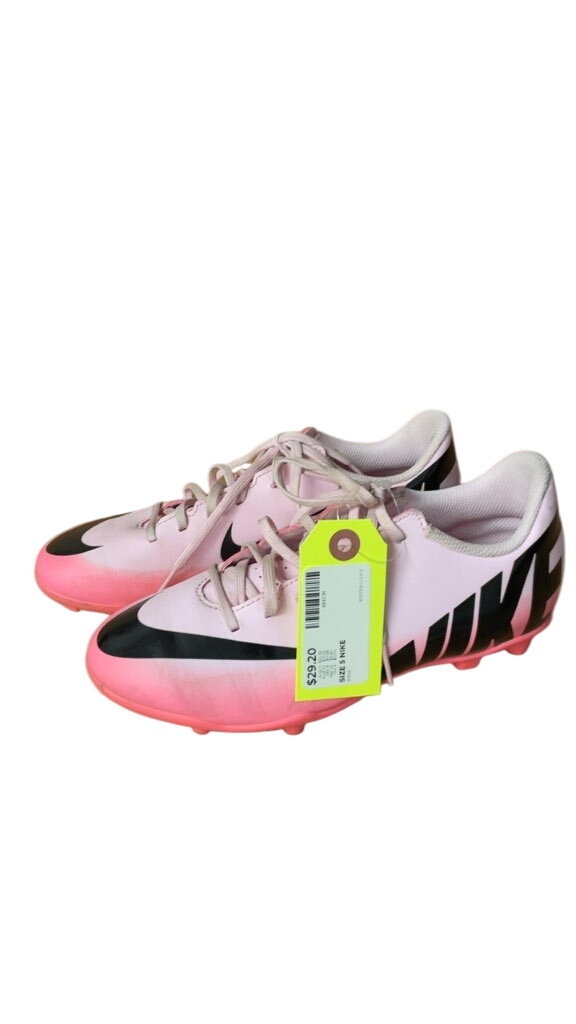 Nike Pink Soccer Cleats - Size 5 - image 1