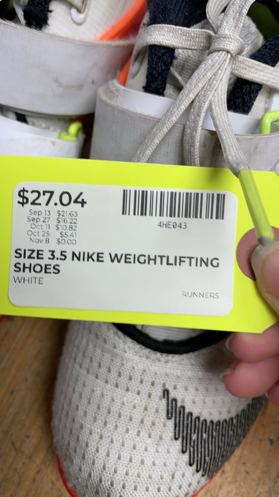 Nike Romaleos 4 Size 3.5 Weightlifting Shoes