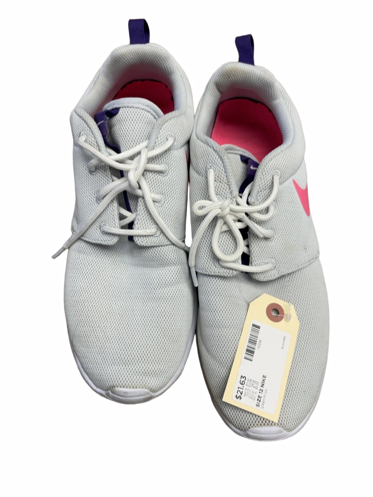 Nike Roshe Size 12 Grey/Pink Runners - image 1