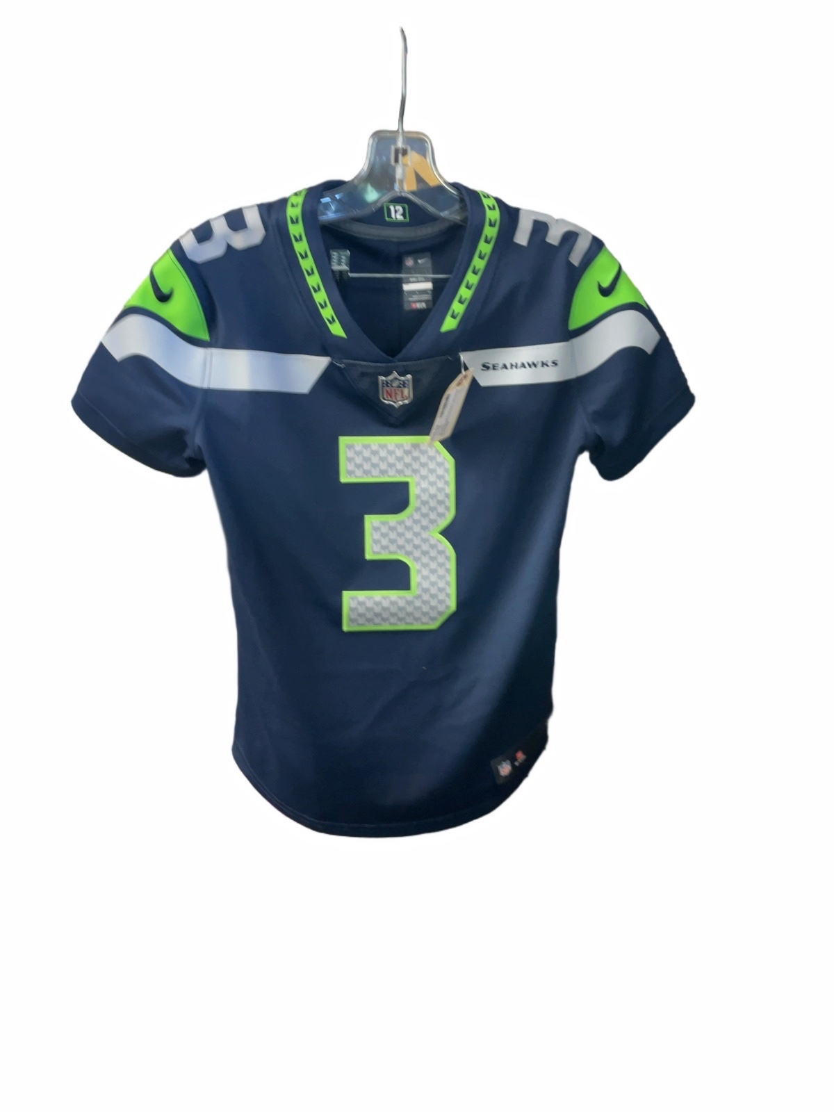 Nike Seattle Seahawks Russell Wilson Youth Small Stitched Jersey - image 1