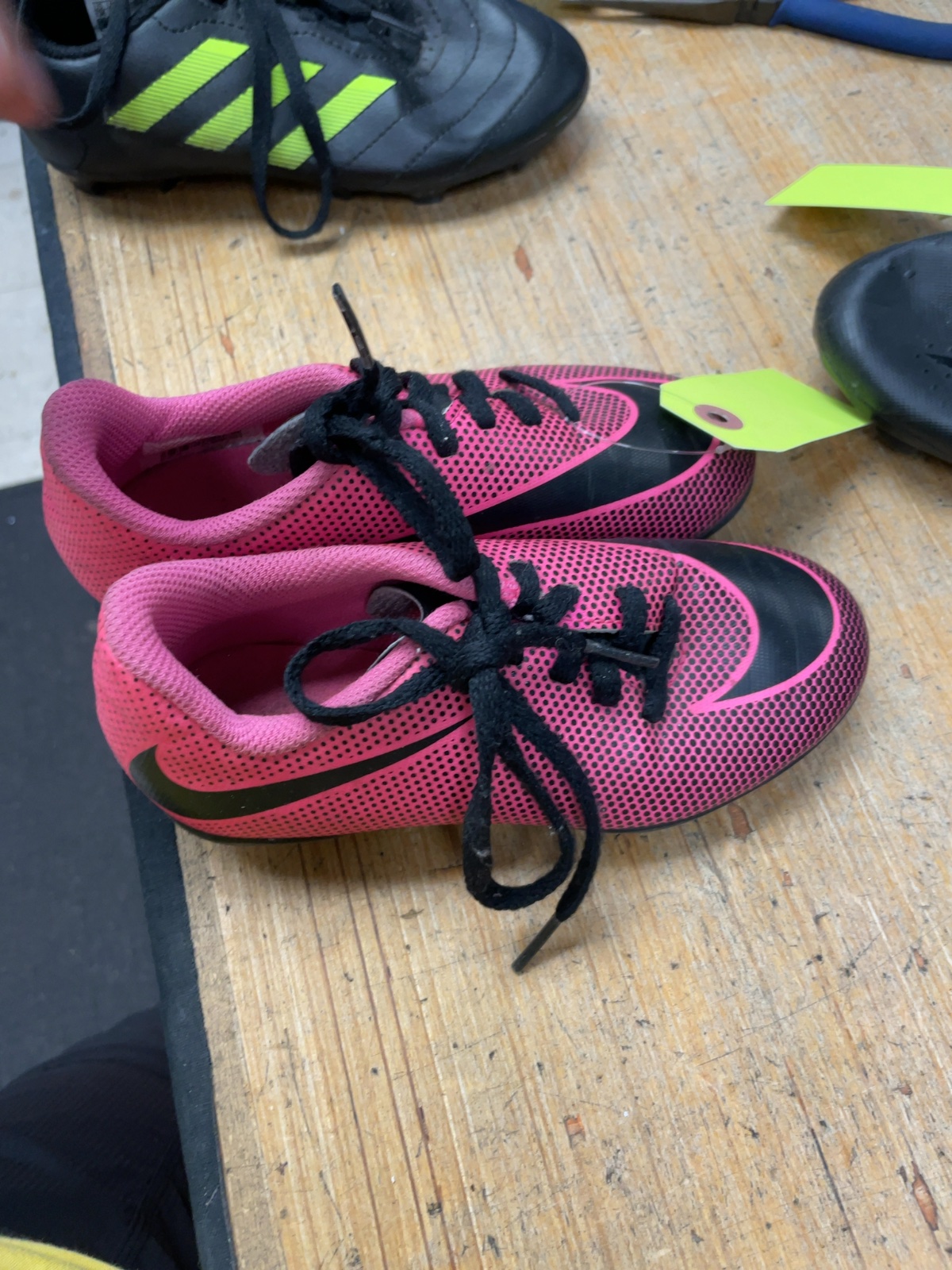 Nike Soccer Cleats Size 12C Pink/Black