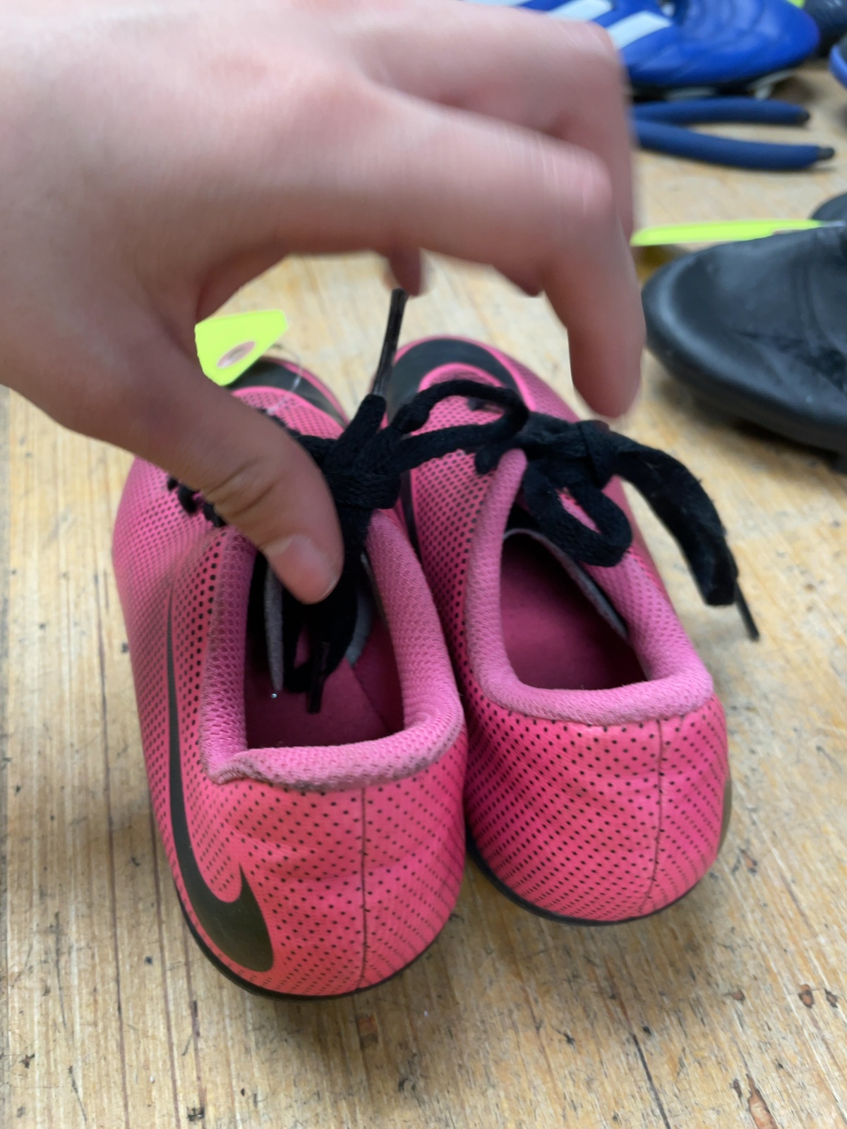 Nike Soccer Cleats Size 12C Pink/Black