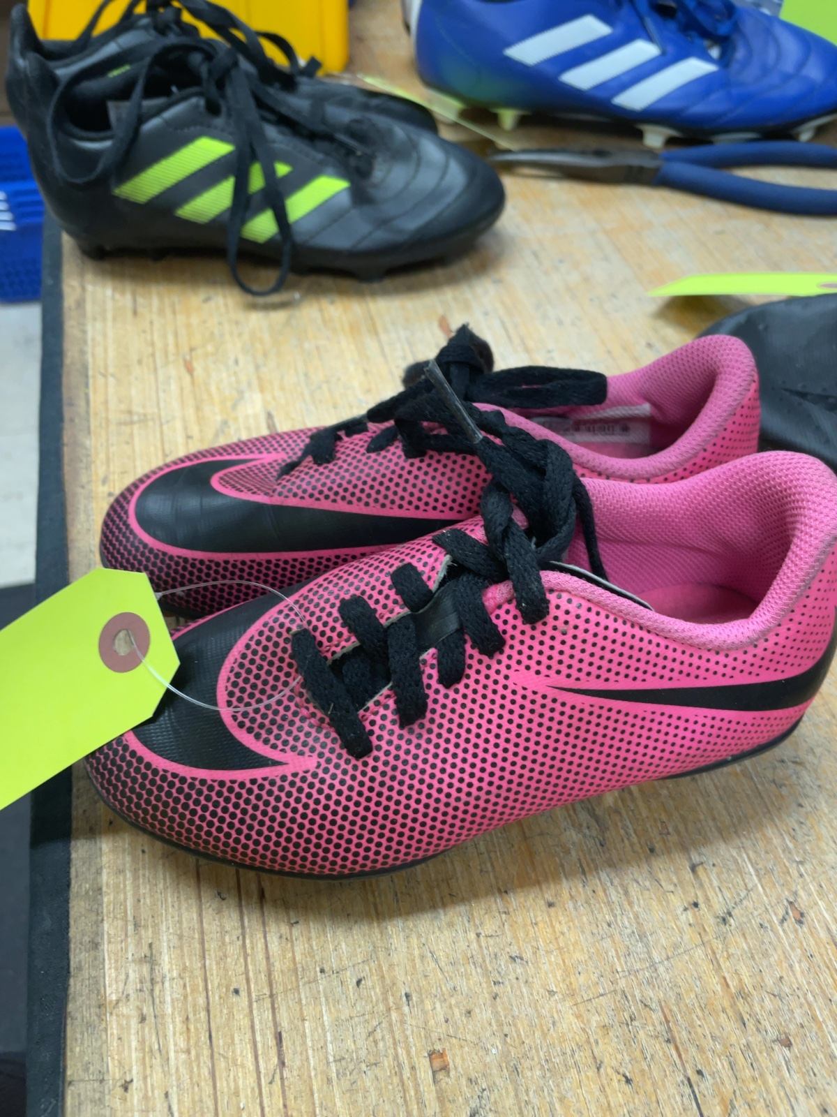Nike Soccer Cleats Size 12C Pink/Black