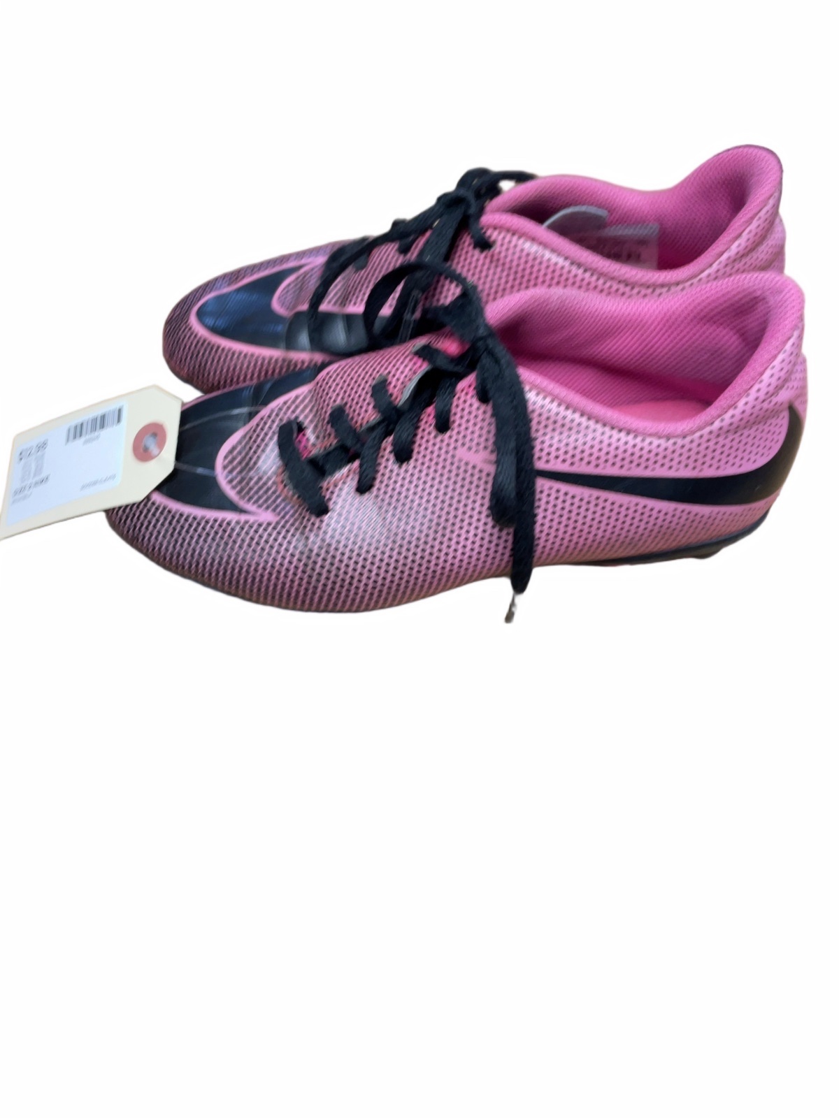 Nike Soccer Cleats Size 2 Pink/Black