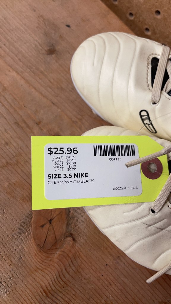 Nike Soccer Cleats Size 3.5