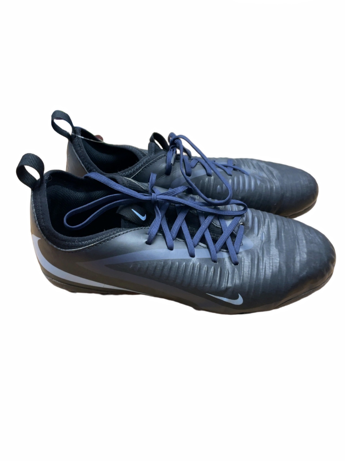 Nike Soccer Cleats Size 5.5 Black/Navy - image 1