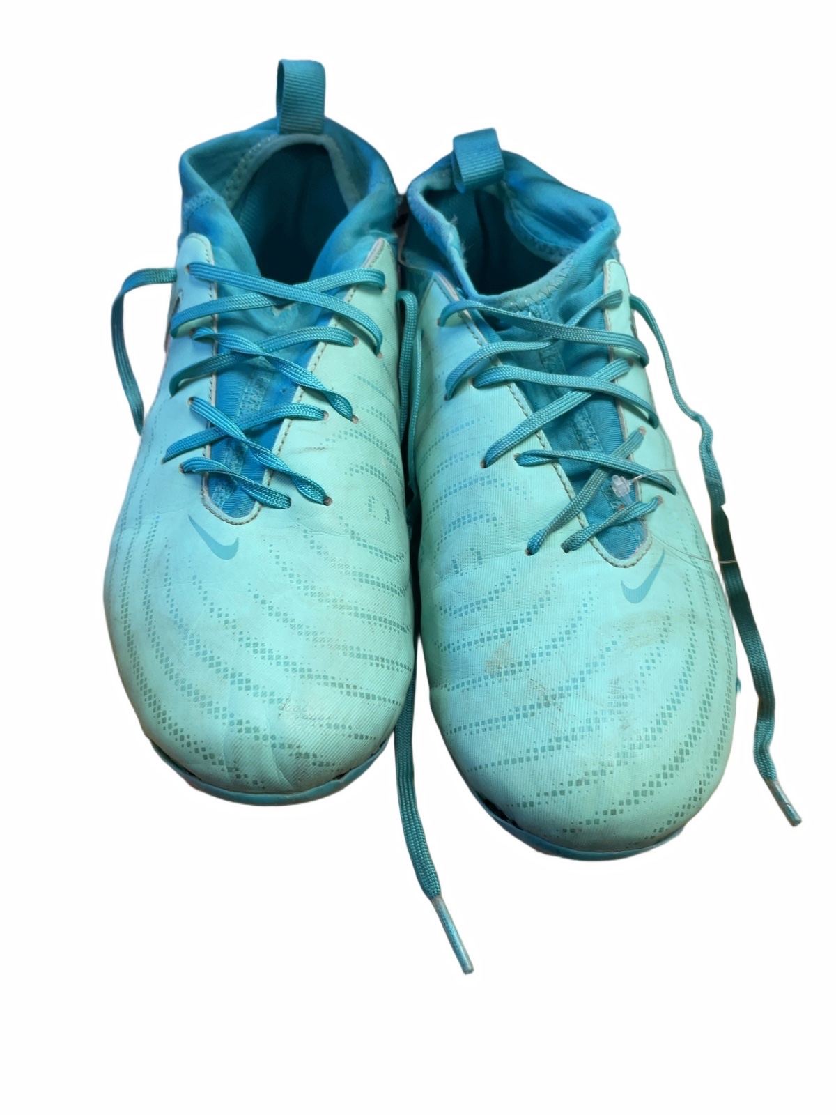 Nike Soccer Cleats Size 6 Blue and Pink - image 1