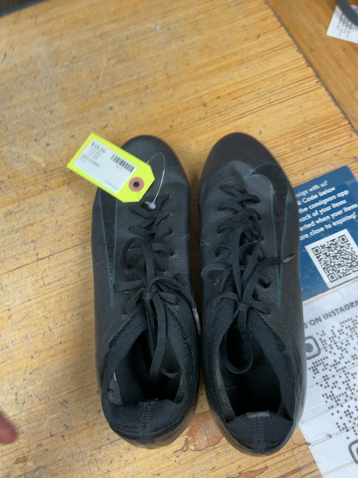 Nike Soccer Cleats Size 7.5 Black