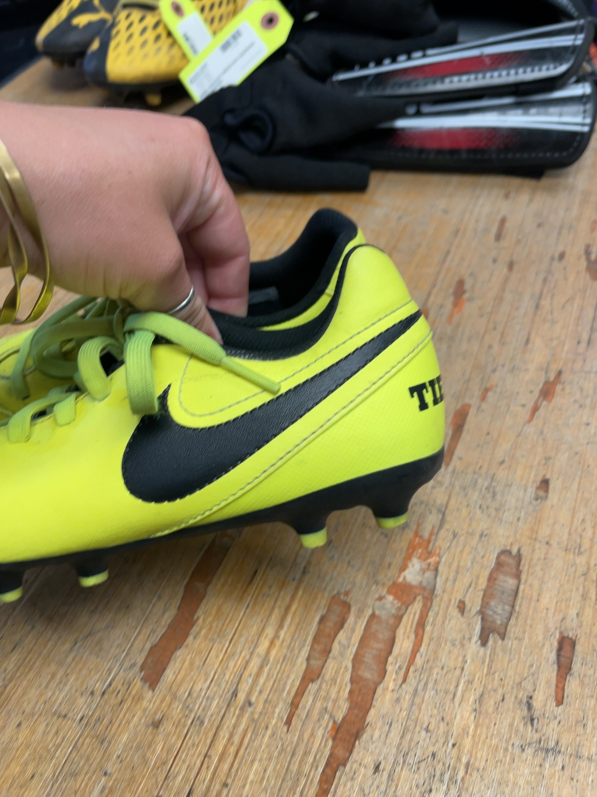 Nike Tiempo Size 2 Soccer Cleats
