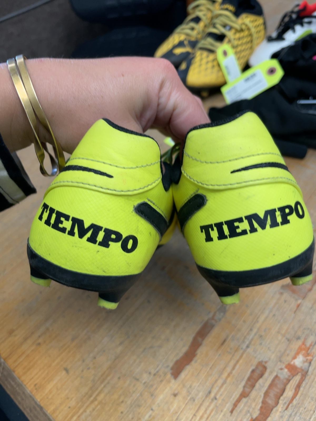 Nike Tiempo Size 2 Soccer Cleats