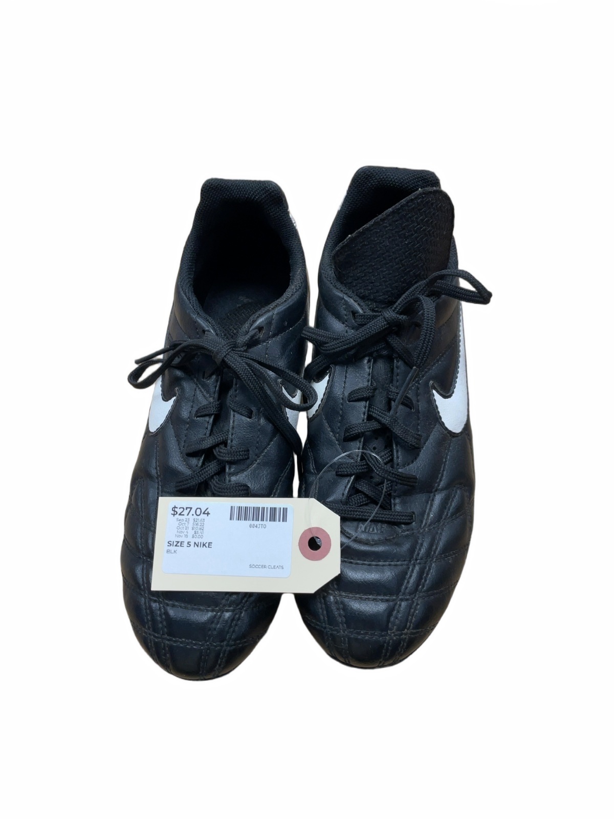Nike Tiempo Size 5 Soccer Cleats - image 1