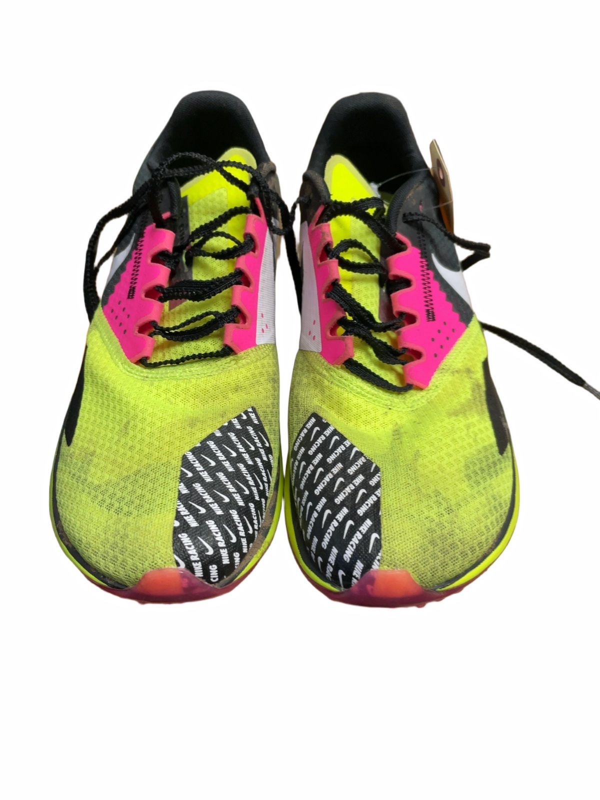 Nike Track Spikes Size 10 Yellow/Pink/Black - image 1