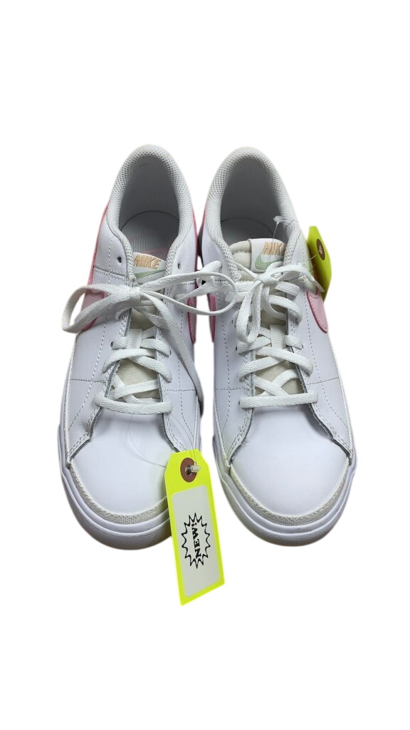 Nike White and Pink Sneakers - Size 6.5 - image 1
