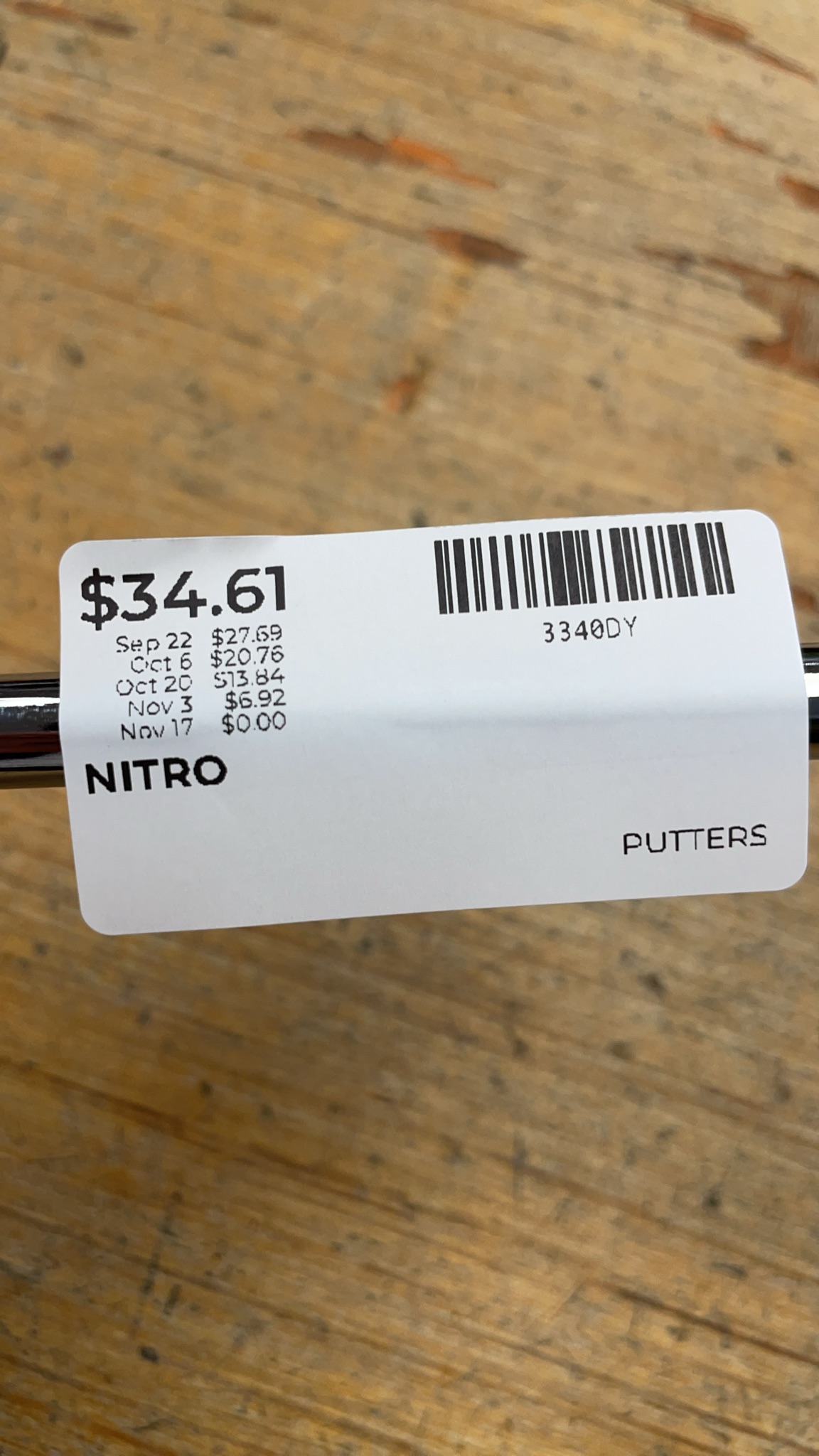 Nitro Mallet Putter