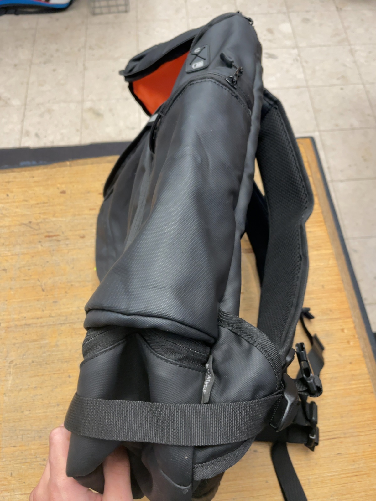 No Brand Backpack Black with Laptop Sleeve
