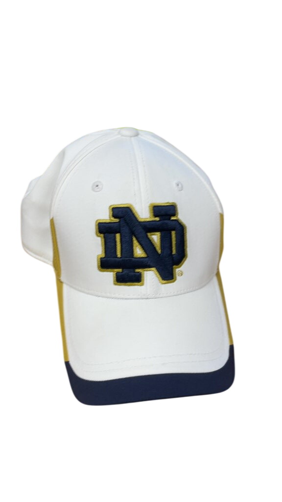 Notre Dame Fighting Irish Baseball Cap - White/Blue/Gold
