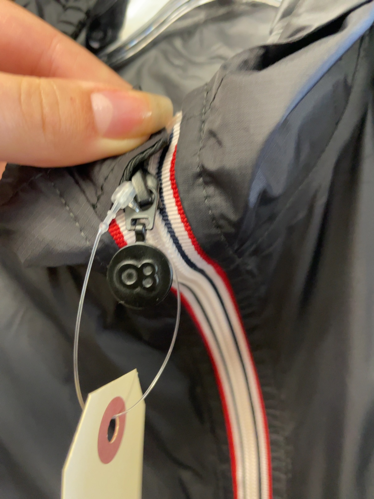 O8 Rain Jacket 10Y Black