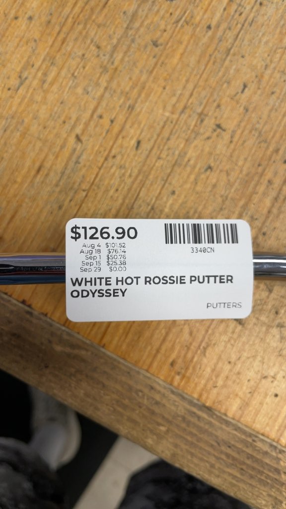 Odyssey White Hot Rossie Putter