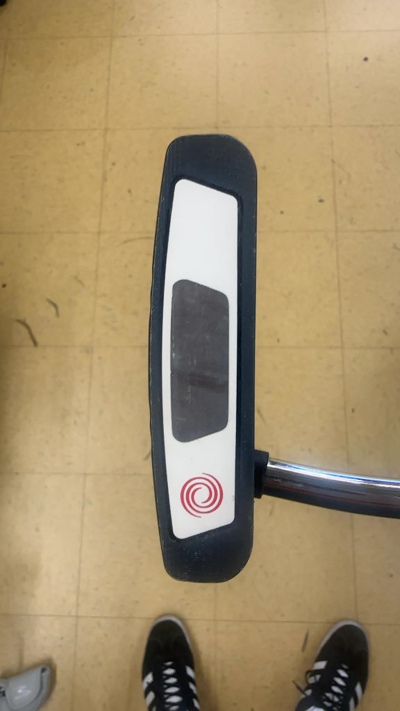Odyssey White Steel 2-Ball SRT Golf Putter Used 35"
