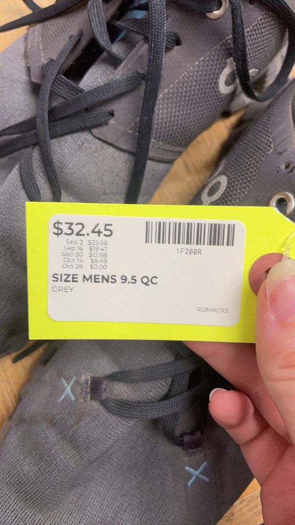 On Cloud Men's Running Shoes - Grey - Size 9.5