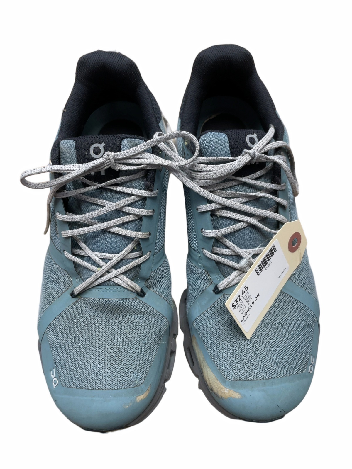 On Cloudflyer Waterproof Size 9 US Ladies Green Running Shoes - image 1