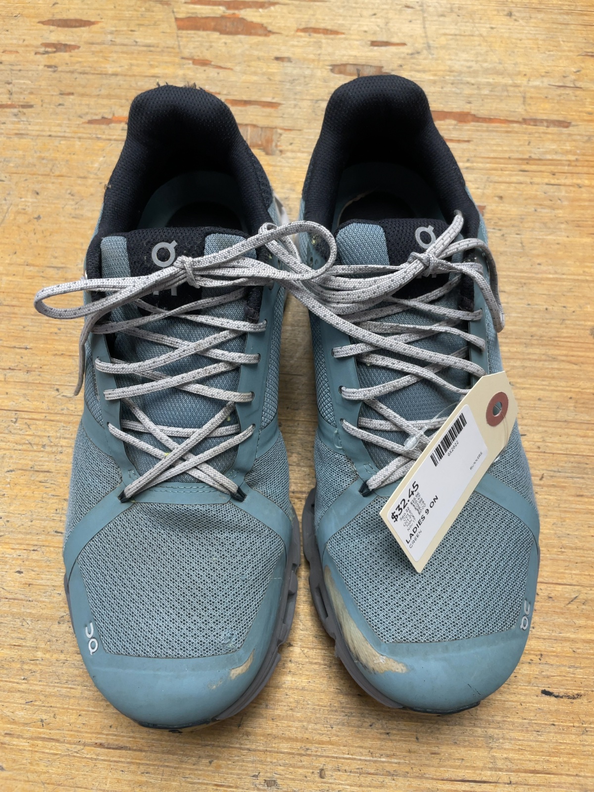 On Cloudflyer Waterproof Size 9 US Ladies Green Running Shoes