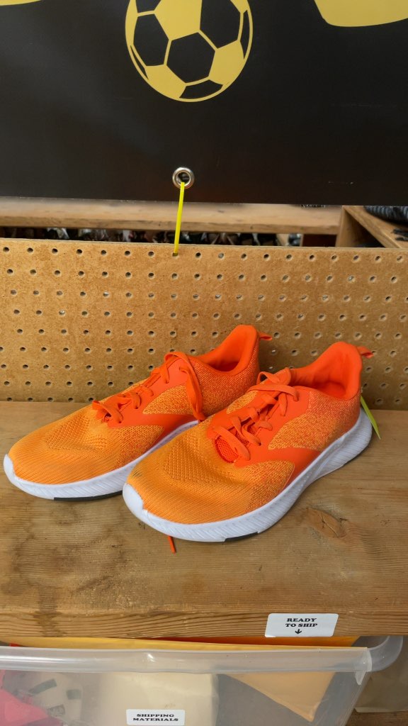 Orange Athletic Running Shoes - Size 9.5