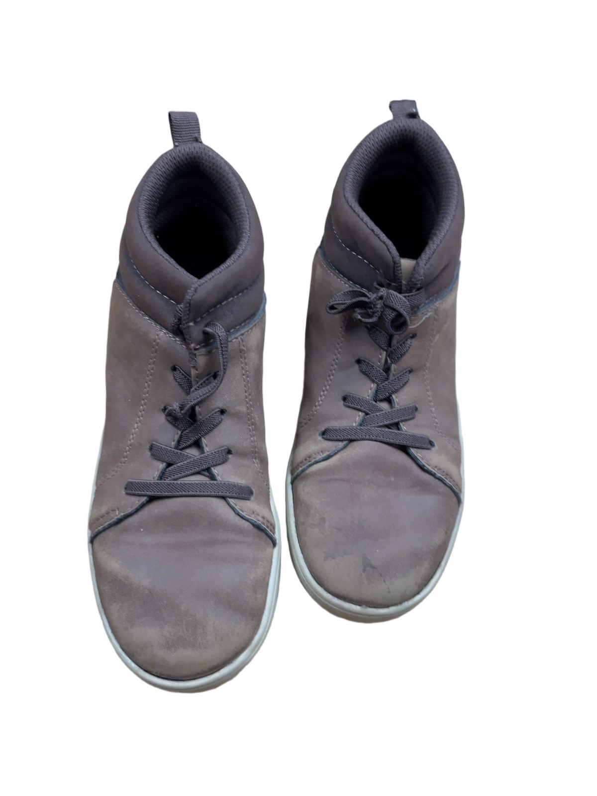 OshKosh Mid-Top Sneakers Size 2 Brown - image 1