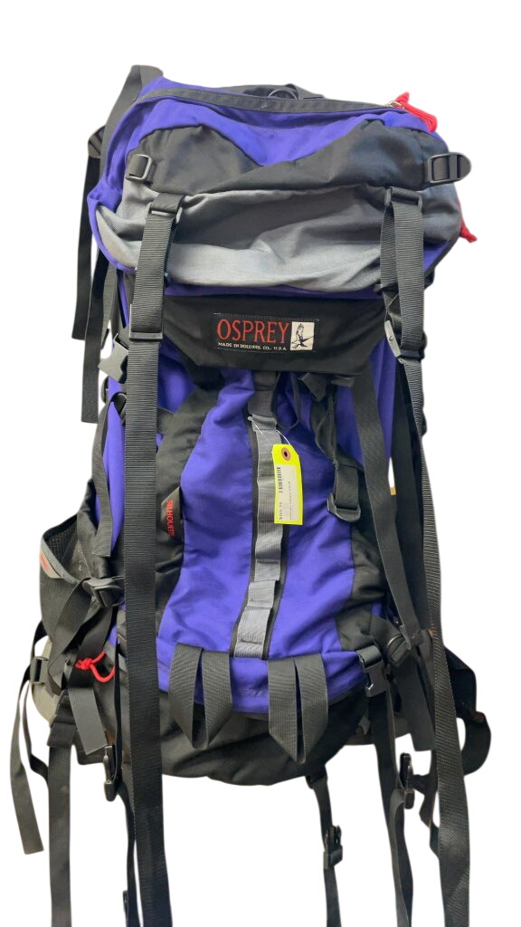 Osprey Silhouette Hiking Backpack - Purple/Black - Size M - image 1