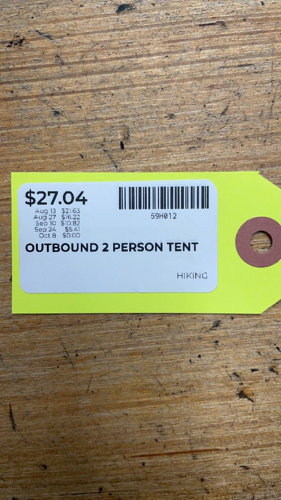 Outbound youth 2-Person Tent