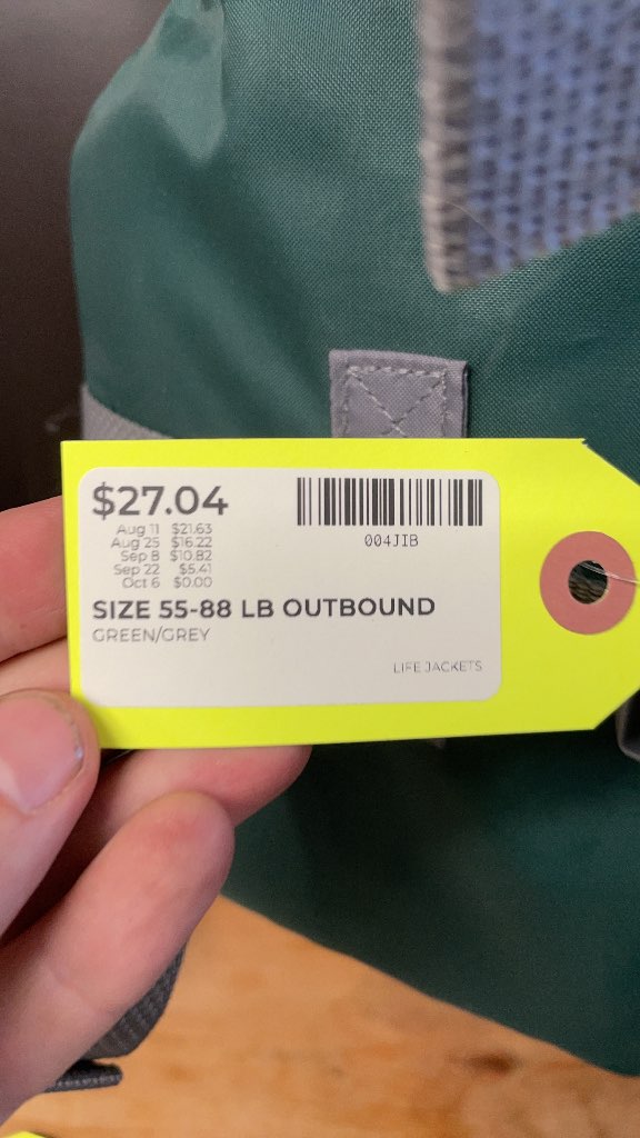 Outbound Youth Life Jacket (55-88 lbs)