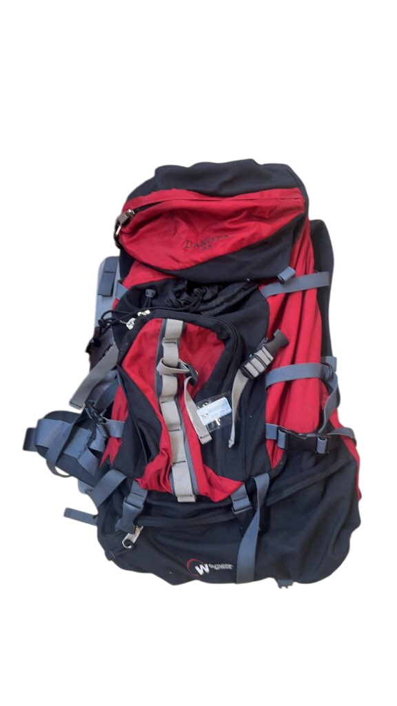 Outdoor Works Dakota 65 Hiking Backpack Red/Black Used 65L