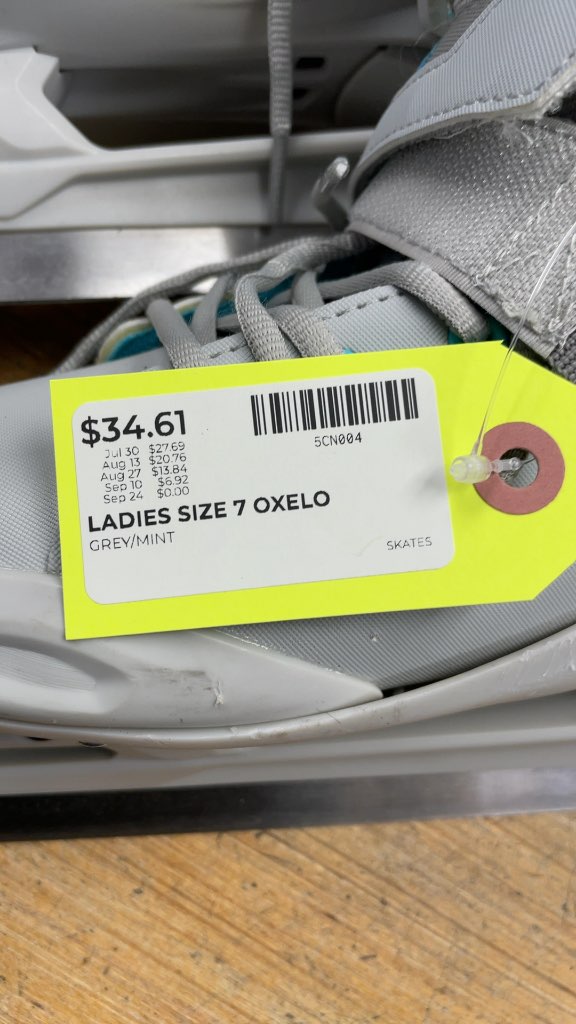 Oxelo Ladies Ice Skates Size 7