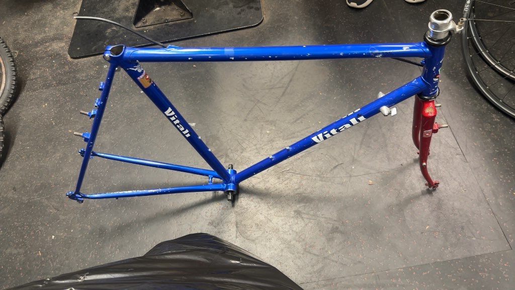 Paolo Vitali Columbus Gara Steel Road Bike Frame & Fork
Touring frame