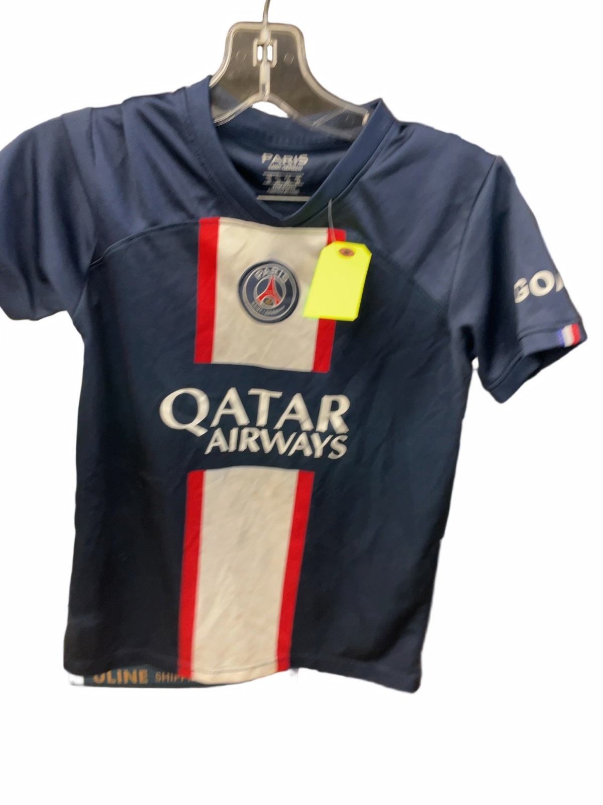 Paris Saint-Germain Mbappé #7 Size 26 Junior Soccer Jersey