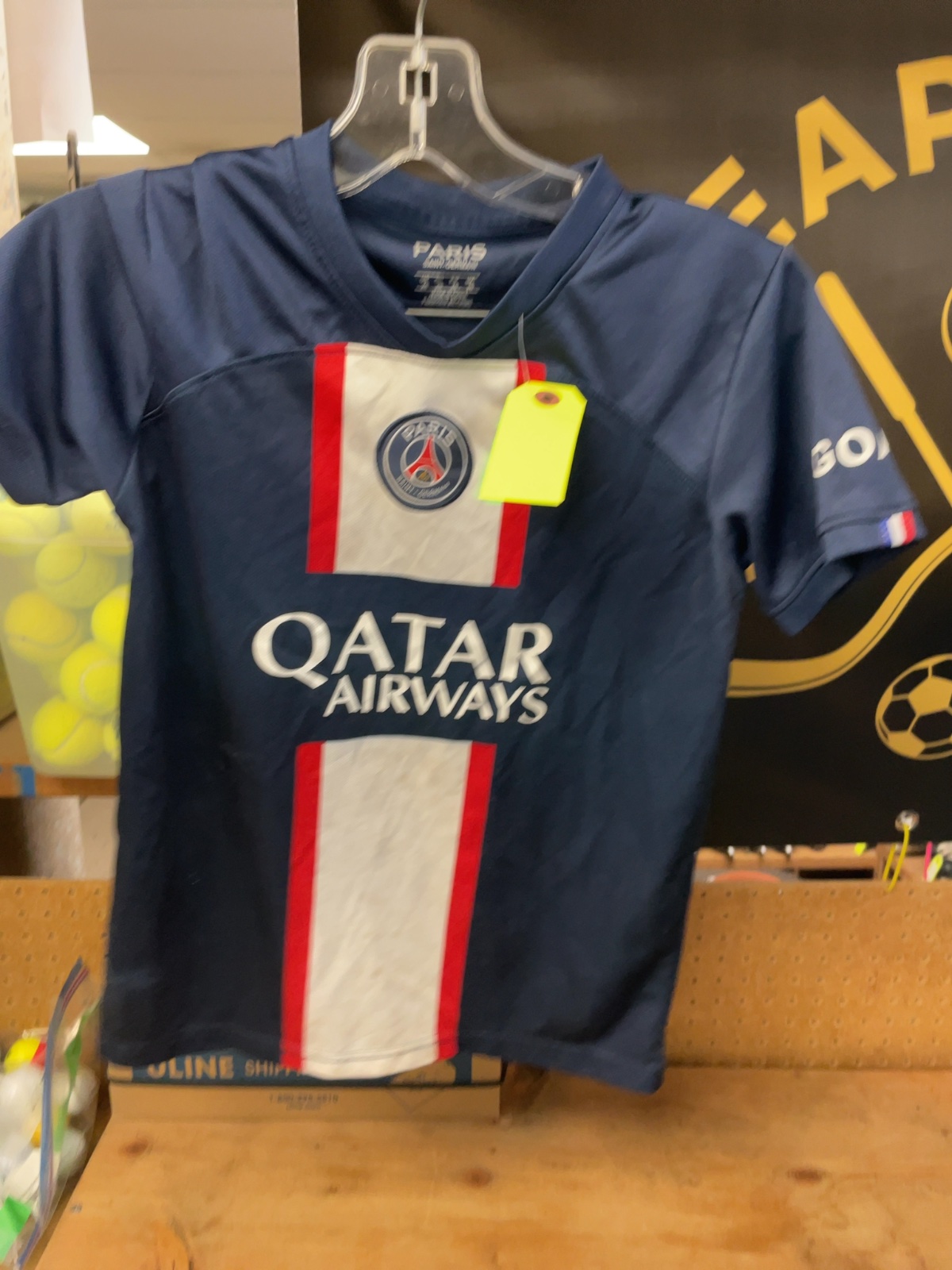 Paris Saint-Germain Mbappé #7 Size 26 Junior Soccer Jersey
