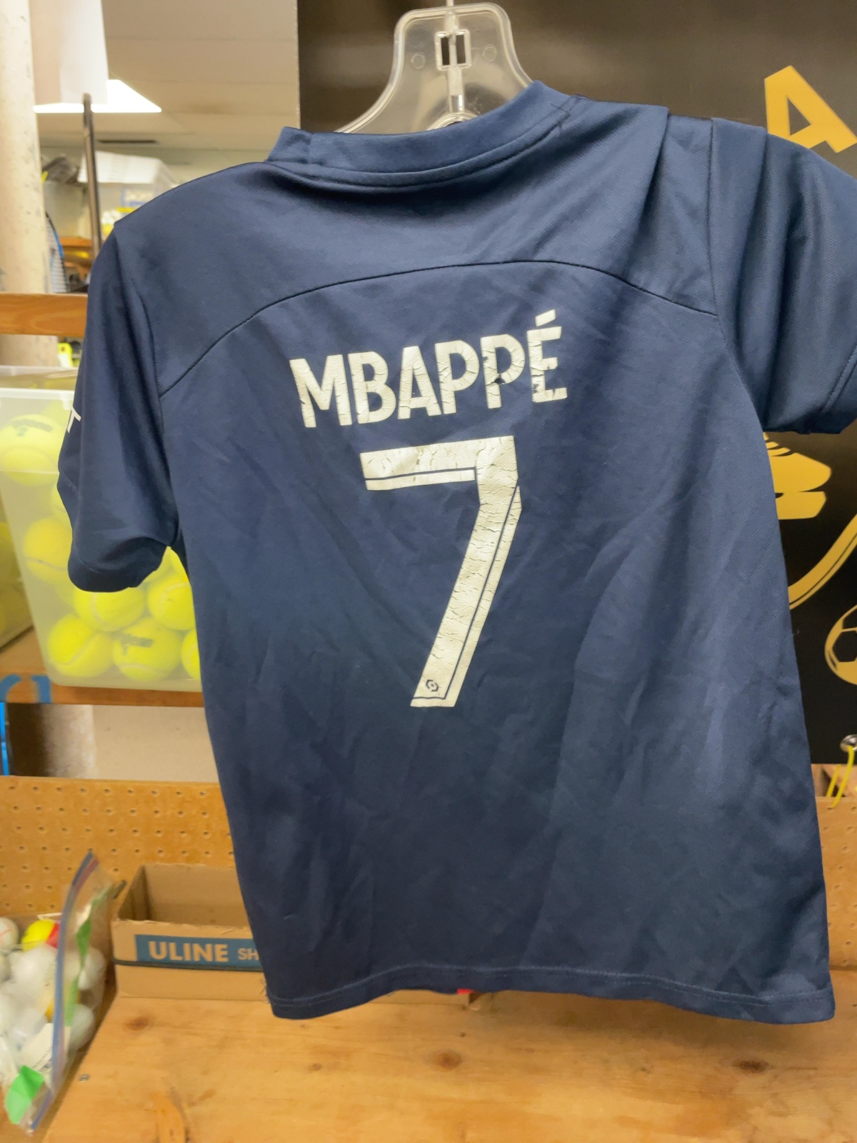 Paris Saint-Germain Mbappé #7 Size 26 Junior Soccer Jersey
