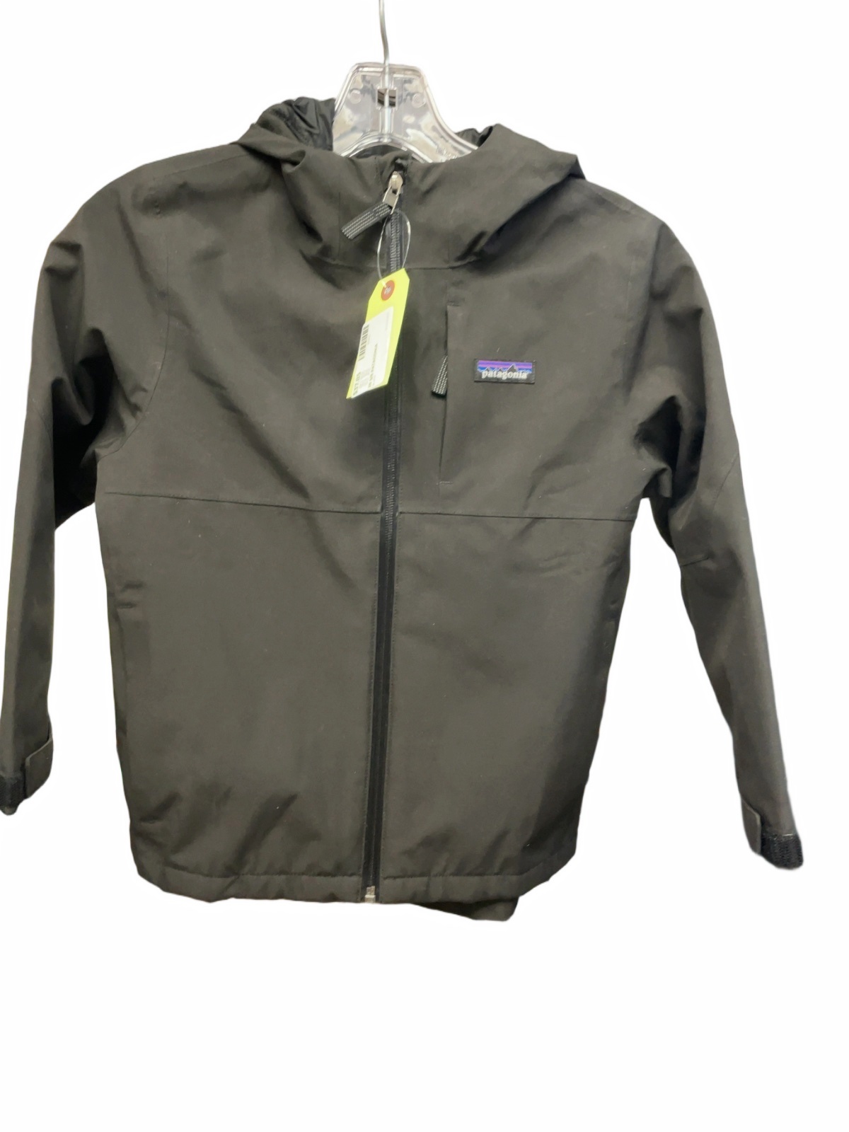 Patagonia Junior Rain Jacket - Black - Size 5/6