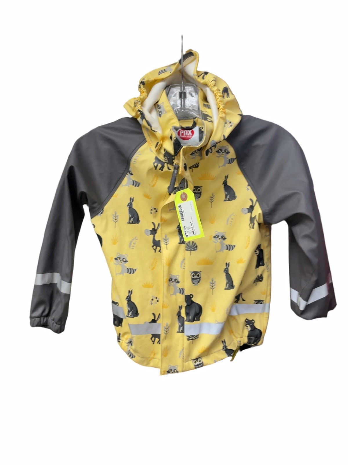 PAX Yellow Forest Animals Rain Jacket - image 1